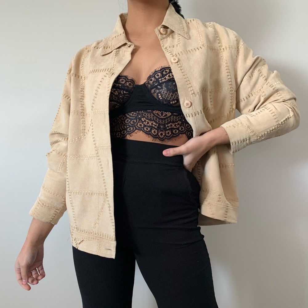 Vintage Suede Top